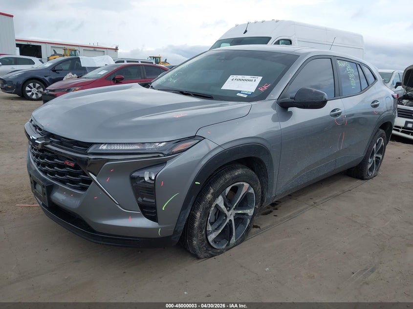 2025 Chevrolet Trax VIN KL77LGEP7SC188048 IAAI salvage auction — LEFT SIDE, Original (Texas), sold $8,250 on 2026-07-14 (photo 2)