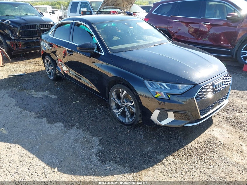 2022 Audi A3 VIN WAUAUDGY9NA011301 — IAAI salvage auction photo