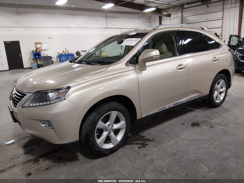 2015 Lexus Rx 350 VIN 2T2BK1BA9FC290540 IAAI salvage auction — HAIL, Salvage (Iowa), sold $8,550 on 2026-07-14 (photo 2)