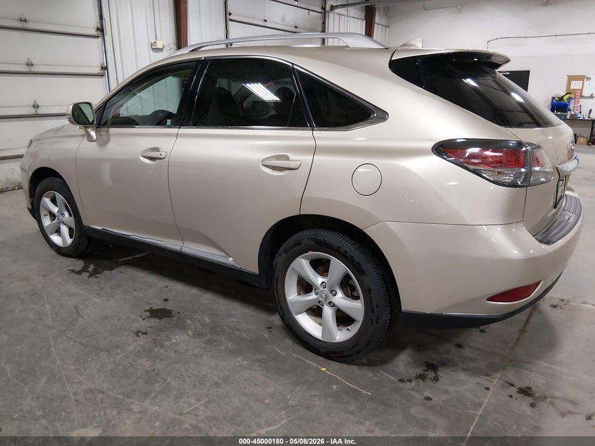 2015 Lexus Rx 350 VIN 2T2BK1BA9FC290540 IAAI salvage auction — HAIL, Salvage (Iowa), sold $8,550 on 2026-07-14 (photo 3)
