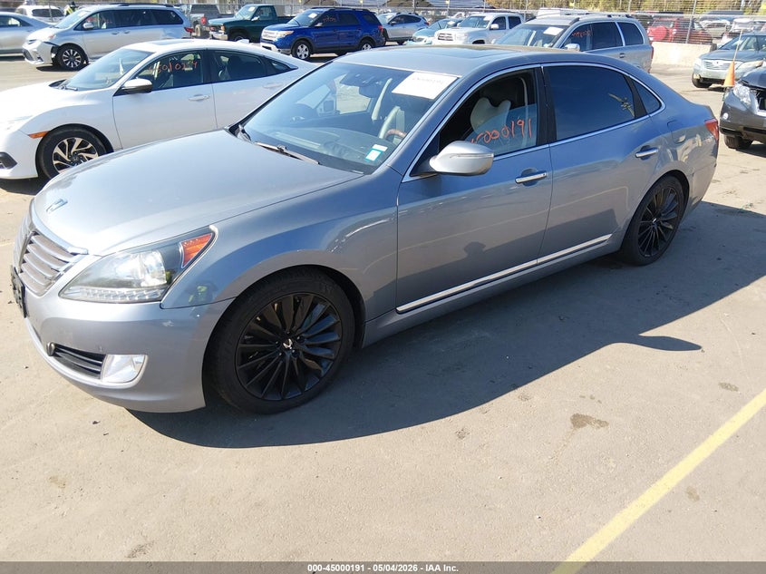2014 Hyundai Equus VIN KMHGH4JH5EU086842 IAAI salvage auction — NORMAL WEAR, Salvage Title, sold $425 on 2026-07-09 (photo 2)