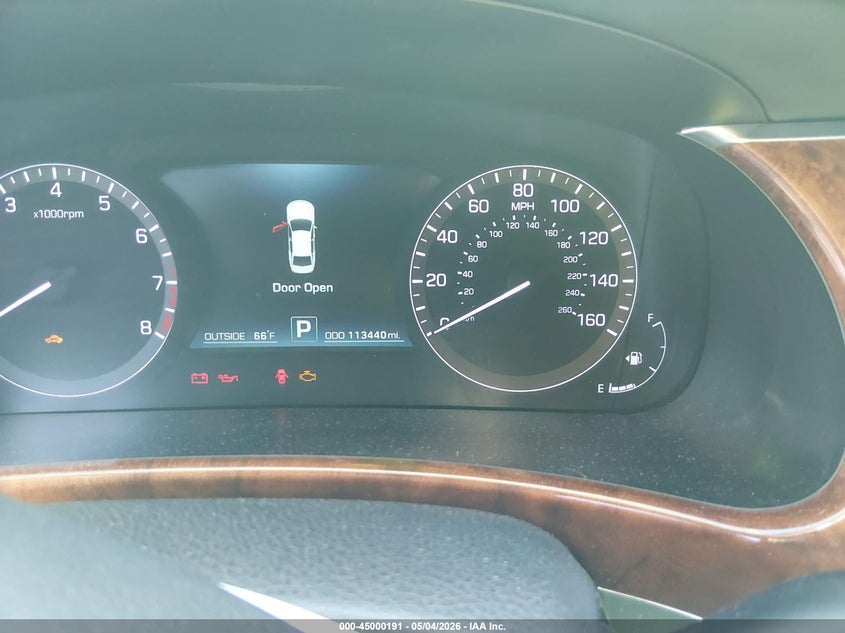 2014 Hyundai Equus VIN KMHGH4JH5EU086842 IAAI salvage auction — NORMAL WEAR, Salvage Title, sold $425 on 2026-07-09 (photo 7)