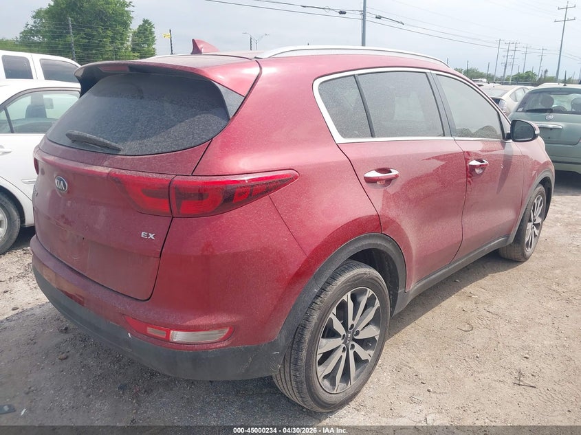 2019 Kia Sportage VIN KNDPN3AC6K7558682 IAAI salvage auction — FRONT END, Original (Texas), sold $3,350 on 2026-07-13 (photo 4)