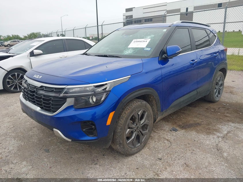 2024 Kia Seltos VIN KNDEU2AA8R7498305 IAAI salvage auction — HAIL, Original (Texas), sold $6,475 on 2026-07-28 (photo 2)