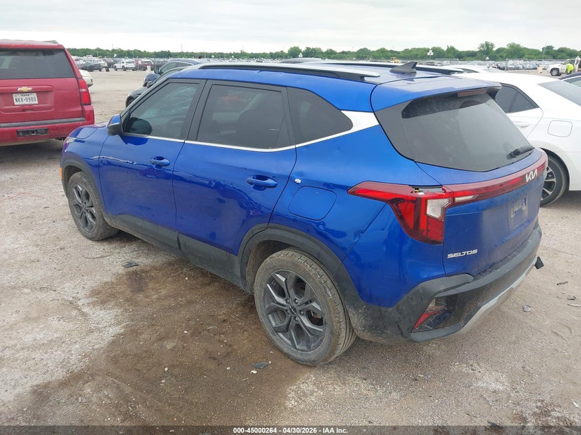 2024 Kia Seltos VIN KNDEU2AA8R7498305 IAAI salvage auction — HAIL, Original (Texas), sold $6,475 on 2026-07-28 (photo 3)