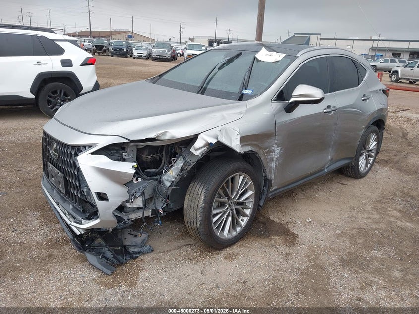 2022 Lexus Nx VIN JTJHGCEZ0N5000594 IAAI salvage auction — FRONT END, Original (Texas), sold $14,700 on 2026-07-05 (photo 2)