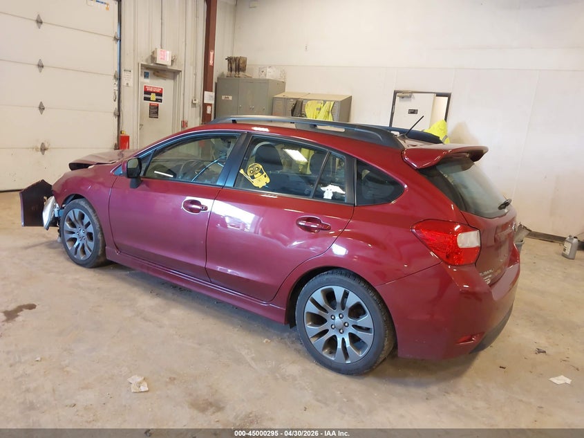 2013 Subaru Impreza VIN JF1GPAL61D2808292 IAAI salvage auction — FRONT END, Clear (Michigan), sold $300 on 2026-07-21 (photo 3)