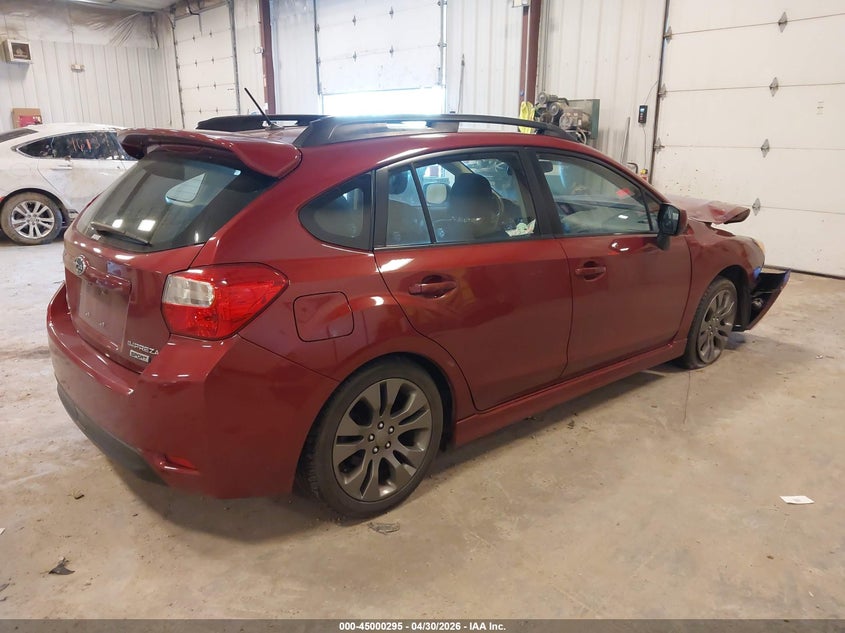 2013 Subaru Impreza VIN JF1GPAL61D2808292 IAAI salvage auction — FRONT END, Clear (Michigan), sold $300 on 2026-07-21 (photo 4)