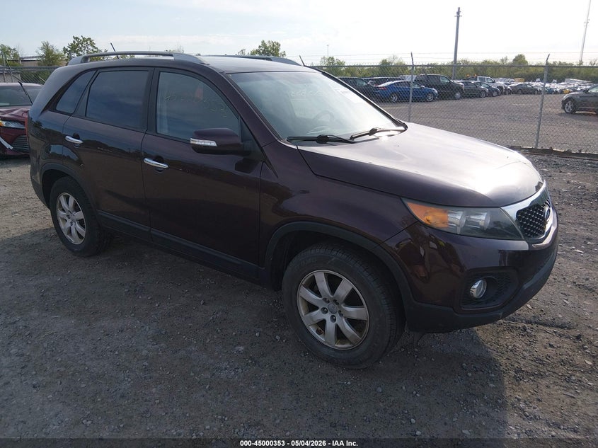 2013 Kia Sorento VIN 5XYKT4A62DG357108 IAAI salvage auction — NORMAL WEAR, Original (Ohio), sold $625 on 2026-07-14 (photo 1)