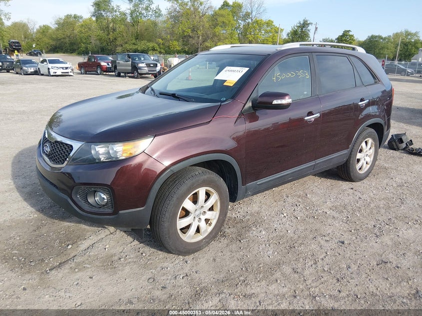 2013 Kia Sorento VIN 5XYKT4A62DG357108 IAAI salvage auction — NORMAL WEAR, Original (Ohio), sold $625 on 2026-07-14 (photo 2)