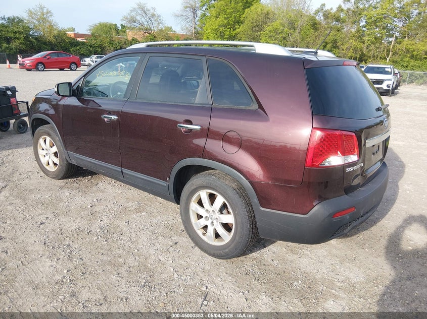 2013 Kia Sorento VIN 5XYKT4A62DG357108 IAAI salvage auction — NORMAL WEAR, Original (Ohio), sold $625 on 2026-07-14 (photo 3)