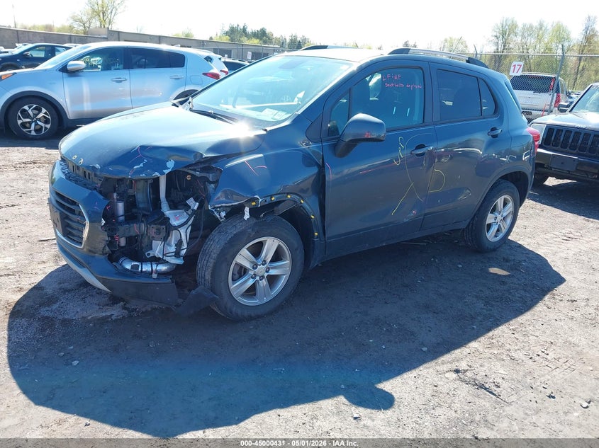 2021 Chevrolet Trax VIN KL7CJPSM6MB377040 IAAI salvage auction — LEFT FRONT, Wait Title, sold $2,550 on 2026-07-16 (photo 2)
