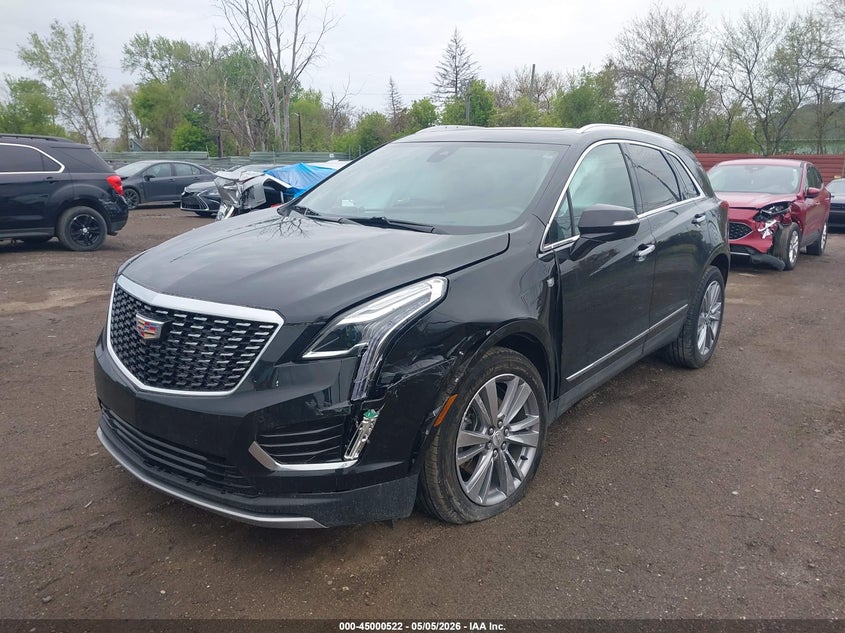 2024 Cadillac Xt5 VIN 1GYKNDRS9RZ722799 IAAI salvage auction — LEFT FRONT, Clear (Michigan), sold $11,500 on 2026-07-08 (photo 2)