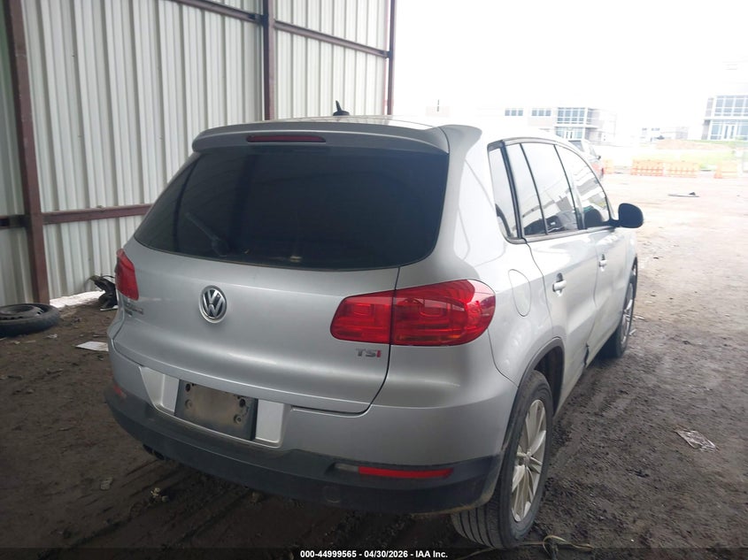 2017 Volkswagen Tiguan VIN WVGAV7AXXHK050863 IAAI salvage auction — FRONT END, Salvage (Texas), sold $650 on 2026-07-21 (photo 4)