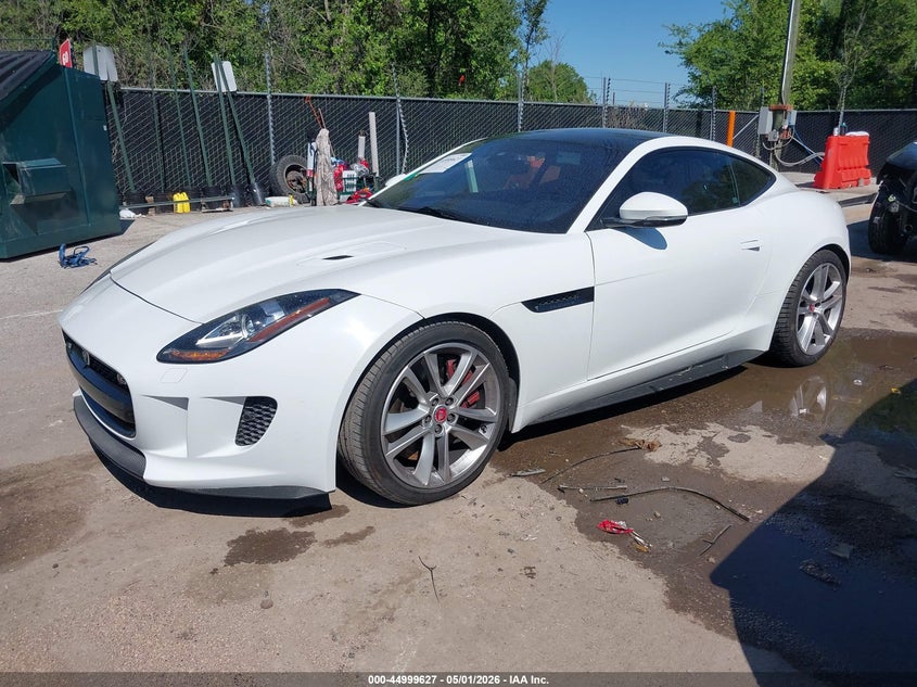 2017 Jaguar F-type VIN SAJWJ6BVXH8K35636 IAAI salvage auction — RIGHT SIDE, Salvage (Missouri), sold $12,725 on 2026-07-08 (photo 2)