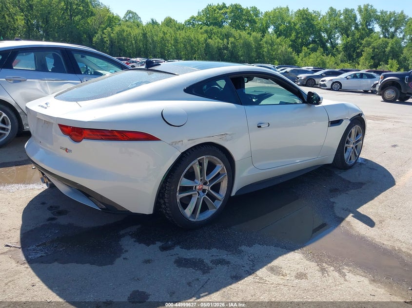 2017 Jaguar F-type VIN SAJWJ6BVXH8K35636 IAAI salvage auction — RIGHT SIDE, Salvage (Missouri), sold $12,725 on 2026-07-08 (photo 4)