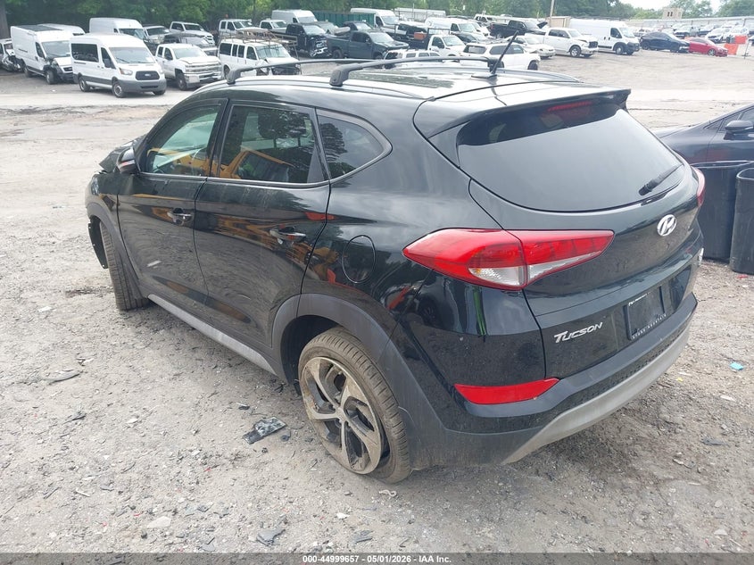 2017 Hyundai Tucson VIN KM8J3CA20HU592478 IAAI salvage auction — FRONT END, Wait Title, sold $575 on 2026-07-22 (photo 3)