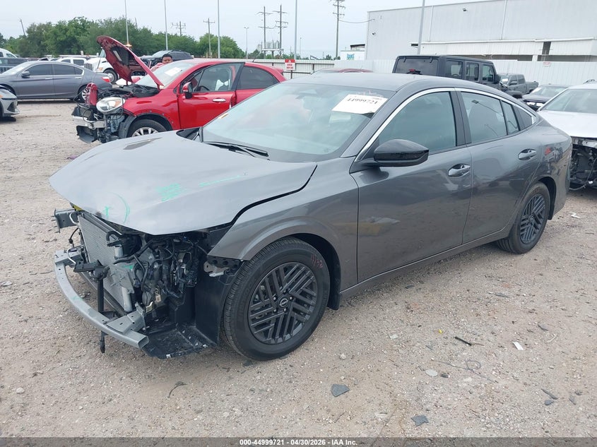 2026 Nissan Sentra VIN 3N1AB9CV6TY205474 IAAI salvage auction — FRONT END, Original (Texas), sold $7,200 on 2026-08-01 (photo 2)