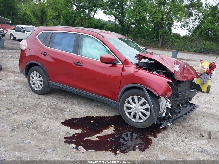 2016 Nissan Rogue VIN KNMAT2MT5GP626480 IAAI salvage auction — FRONT END, Salvage (Georgia), sold $275 on 2026-07-24 (photo 1)