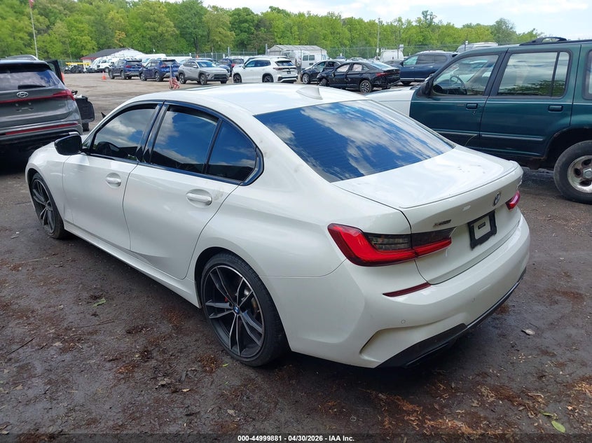 2021 BMW 3er VIN 3MW5U9J05M8C14603 IAAI salvage auction — RIGHT SIDE, Salvage Title, sold $16,725 on 2026-08-25 (photo 3)