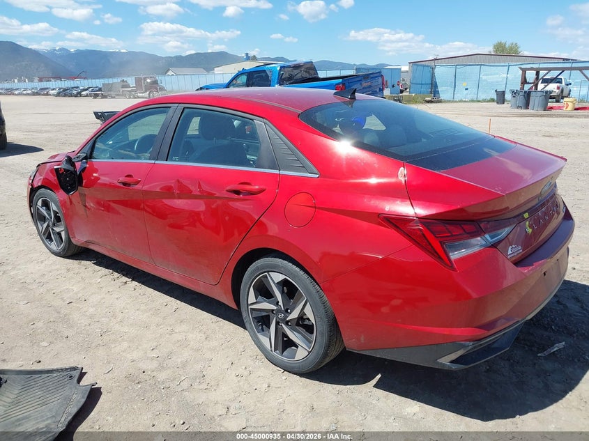 2021 Hyundai Elantra VIN KMHLP4AG3MU157799 IAAI salvage auction — LEFT FRONT, Salvage (Montana), sold $5,550 on 2026-07-15 (photo 3)