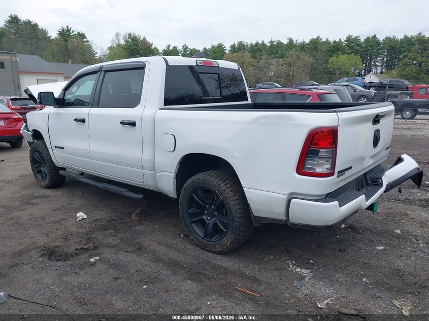 2023 Ram 1500 VIN 1C6RRFFG6PN603656 IAAI salvage auction — FRONT & REAR, Salvage (Massachusetts), sold $4,550 on 2026-07-12 (photo 3)