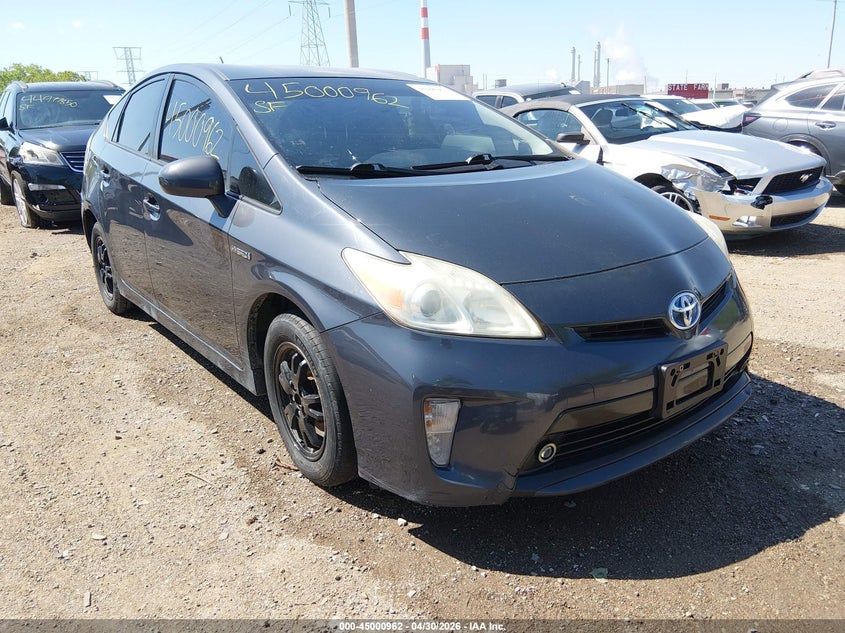 2012 Toyota Prius VIN JTDKN3DU7C1585599 IAAI salvage auction — LEFT & RIGHT, Clear (Indiana), sold $1,075 on 2026-07-08 (photo 1)