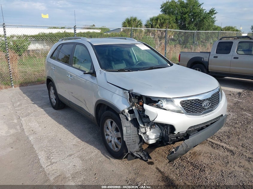 2013 Kia Sorento VIN 5XYKT3A62DG381354 IAAI salvage auction — RIGHT FRONT, Rebuildable (Florida), sold $800 on 2026-07-29 (photo 6)