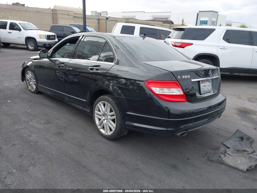 2009 Mercedes-benz C class VIN WDDGF54X89R056963 IAAI salvage auction — RIGHT SIDE, Salvage Certificate (California), sold $350 on 2026-07-10 (photo 3)