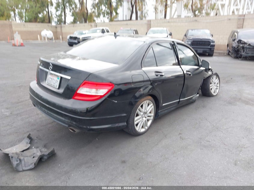 2009 Mercedes-benz C class VIN WDDGF54X89R056963 IAAI salvage auction — RIGHT SIDE, Salvage Certificate (California), sold $350 on 2026-07-10 (photo 4)