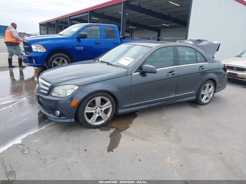 2010 Mercedes-benz C-klasse VIN WDDGF8BB3AF441894 IAAI salvage auction — REAR END, Certificate Of Title (Nebraska), sold $25 on 2026-07-23 (photo 2)