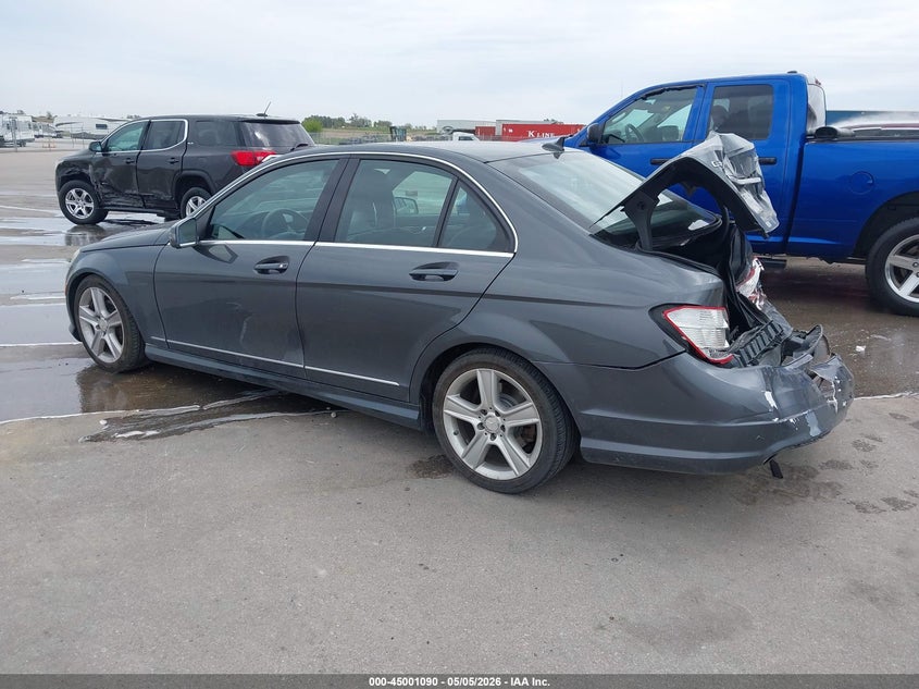 2010 Mercedes-benz C-klasse VIN WDDGF8BB3AF441894 IAAI salvage auction — REAR END, Certificate Of Title (Nebraska), sold $25 on 2026-07-23 (photo 3)