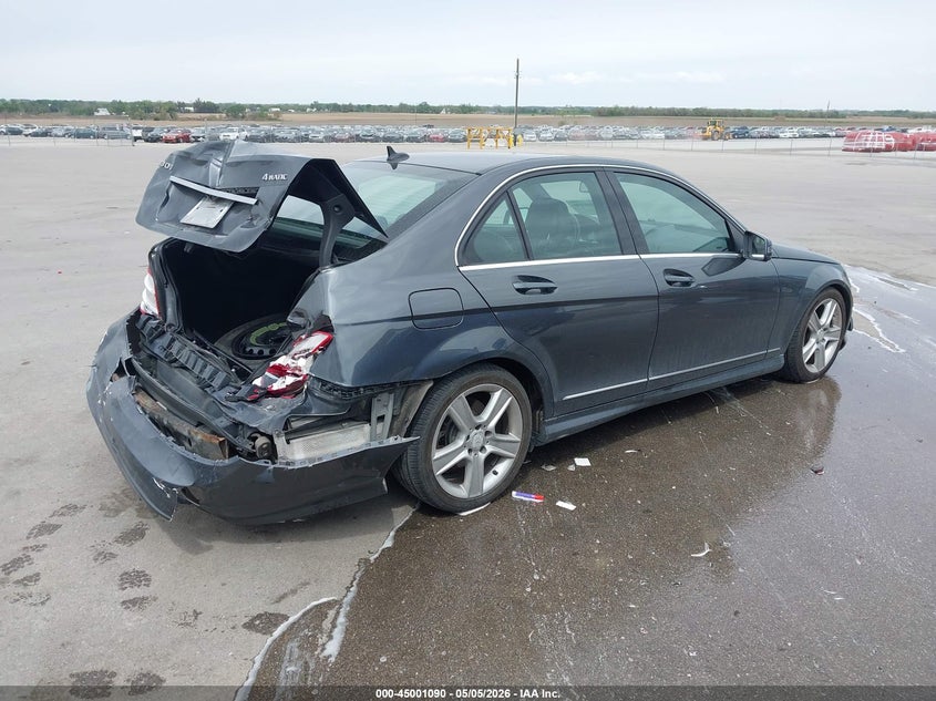 2010 Mercedes-benz C-klasse VIN WDDGF8BB3AF441894 IAAI salvage auction — REAR END, Certificate Of Title (Nebraska), sold $25 on 2026-07-23 (photo 4)