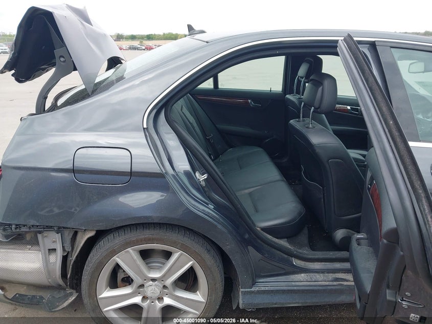 2010 Mercedes-benz C-klasse VIN WDDGF8BB3AF441894 IAAI salvage auction — REAR END, Certificate Of Title (Nebraska), sold $25 on 2026-07-23 (photo 8)