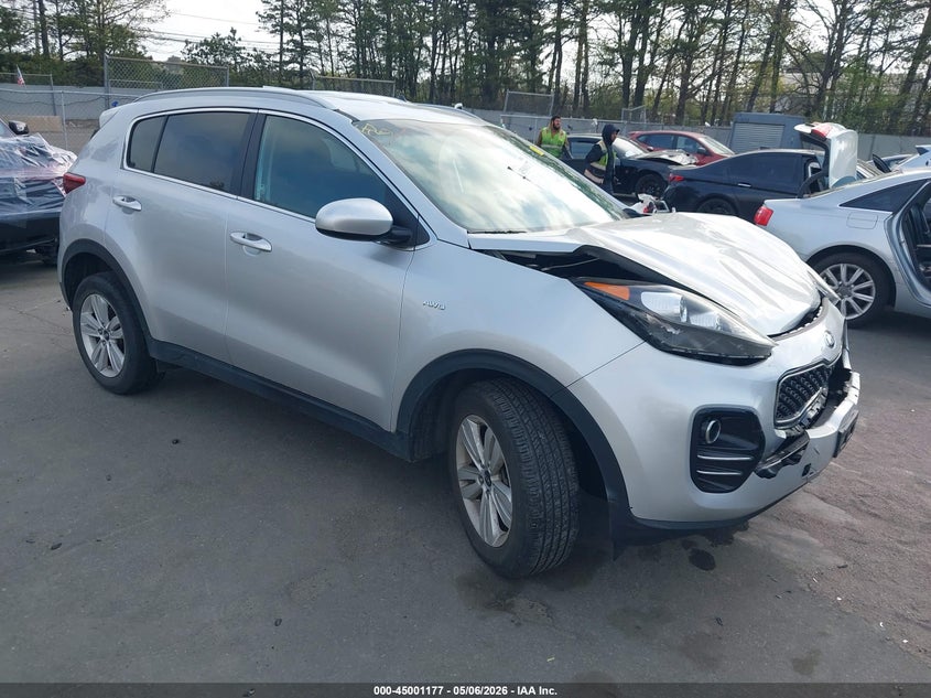 2019 Kia Sportage VIN KNDPMCAC4K7528745 IAAI salvage auction — FRONT END, Mv-907A (New York), sold $3,400 on 2026-07-28 (photo 1)