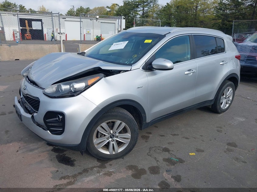 2019 Kia Sportage VIN KNDPMCAC4K7528745 IAAI salvage auction — FRONT END, Mv-907A (New York), sold $3,400 on 2026-07-28 (photo 2)