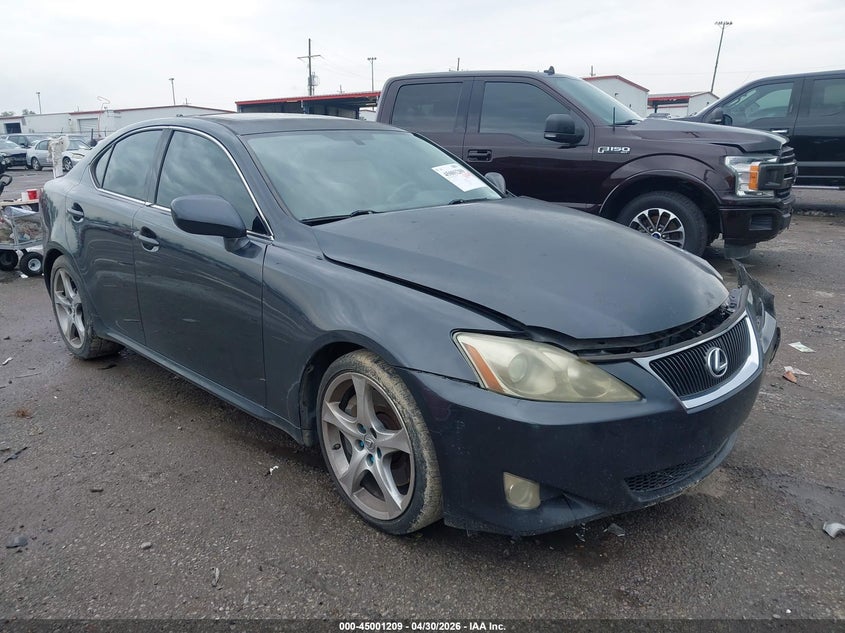 2007 Lexus Is VIN JTHBE262972009940 IAAI salvage auction — FRONT END, Salvage (Louisiana), sold $225 on 2026-07-21 (photo 1)