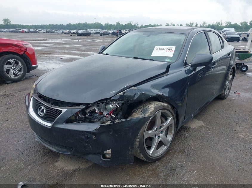 2007 Lexus Is VIN JTHBE262972009940 IAAI salvage auction — FRONT END, Salvage (Louisiana), sold $225 on 2026-07-21 (photo 2)