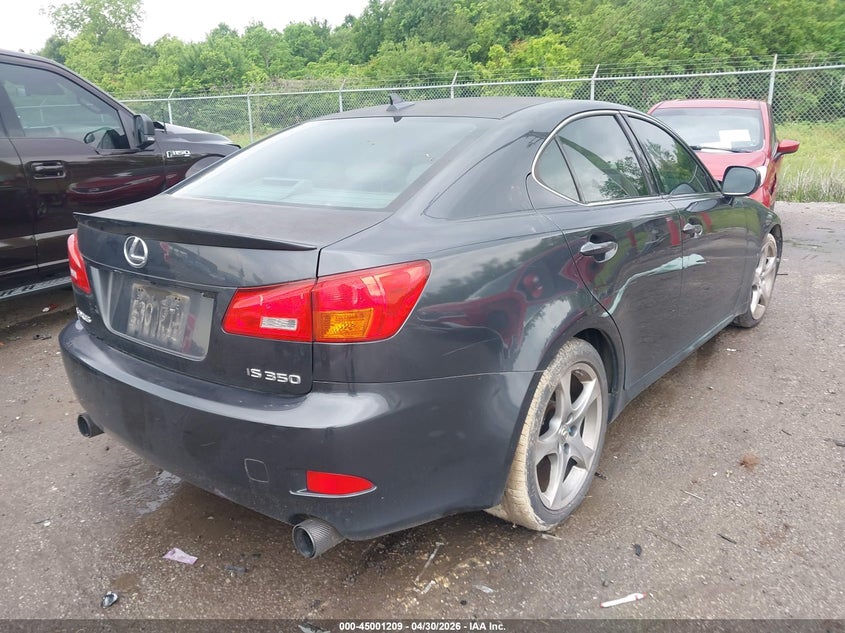 2007 Lexus Is VIN JTHBE262972009940 IAAI salvage auction — FRONT END, Salvage (Louisiana), sold $225 on 2026-07-21 (photo 4)
