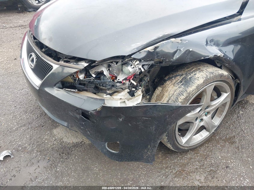 2007 Lexus Is VIN JTHBE262972009940 IAAI salvage auction — FRONT END, Salvage (Louisiana), sold $225 on 2026-07-21 (photo 6)
