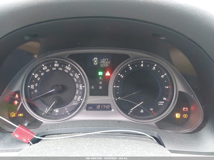 2007 Lexus Is VIN JTHBE262972009940 IAAI salvage auction — FRONT END, Salvage (Louisiana), sold $225 on 2026-07-21 (photo 7)