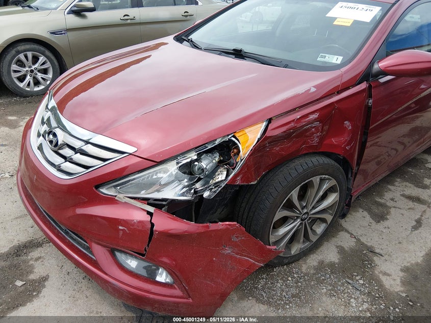 2013 Hyundai Sonata VIN 5NPEC4AC5DH600454 IAAI salvage auction — FRONT END, Salvage (West Virginia), sold $200 on 2026-07-16 (photo 6)