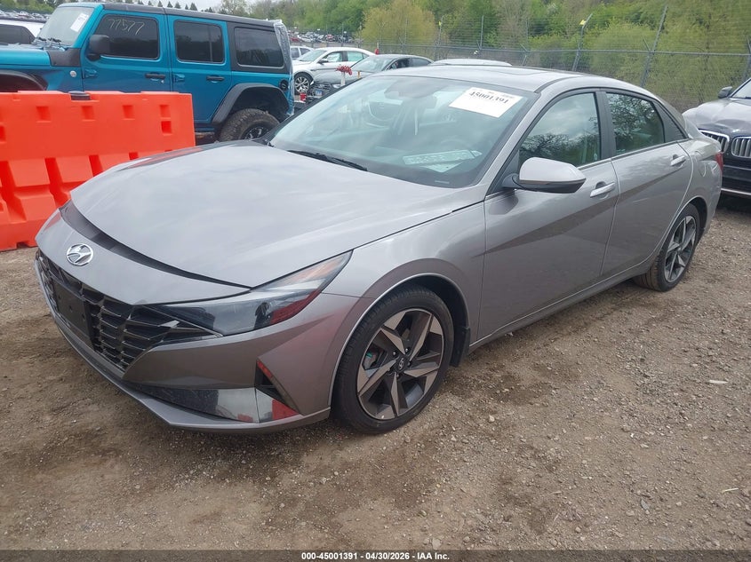 2023 Hyundai Elantra VIN KMHLP4AG6PU522643 IAAI salvage auction — RIGHT FRONT, Salvage (Illinois), sold $4,700 on 2026-07-22 (photo 2)