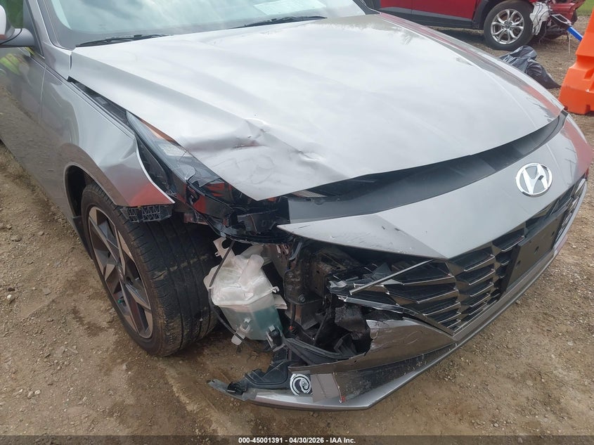 2023 Hyundai Elantra VIN KMHLP4AG6PU522643 IAAI salvage auction — RIGHT FRONT, Salvage (Illinois), sold $4,700 on 2026-07-22 (photo 6)