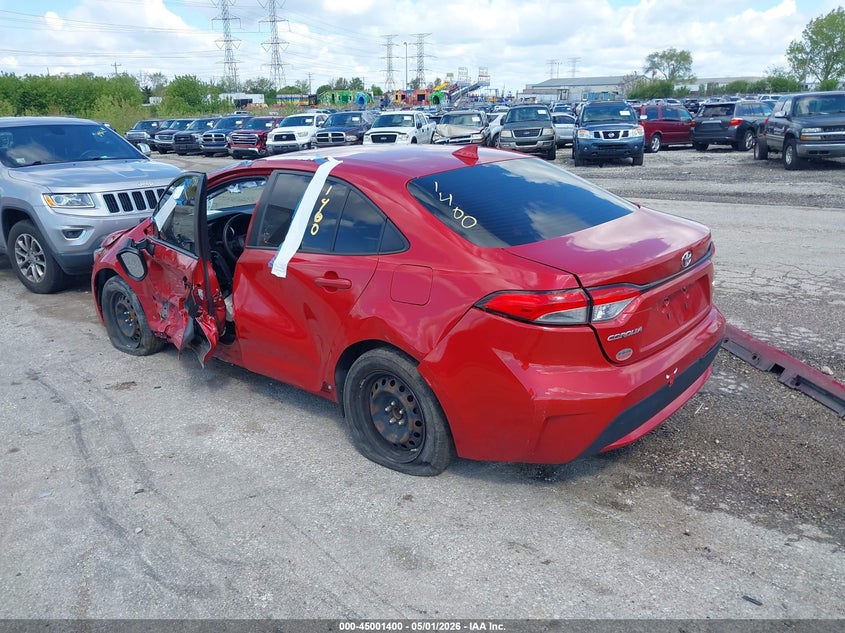 2021 Toyota Corolla VIN JTDEPMAE2MJ119543 IAAI salvage auction — SIDE, Salvage (Texas), sold $3,000 on 2026-07-20 (photo 3)