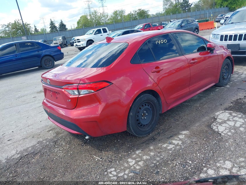 2021 Toyota Corolla VIN JTDEPMAE2MJ119543 IAAI salvage auction — SIDE, Salvage (Texas), sold $3,000 on 2026-07-20 (photo 4)