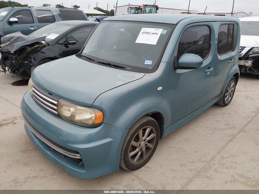 2011 Nissan Cube VIN JN8AZ2KR9BT210295 IAAI salvage auction — NORMAL WEAR, Original (Texas), sold $800 on 2026-07-07 (photo 2)