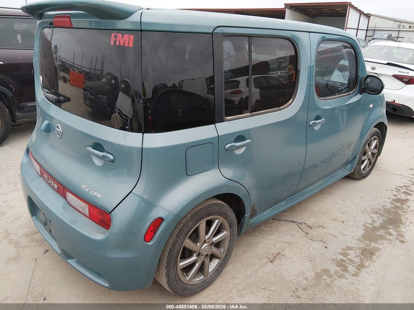 2011 Nissan Cube VIN JN8AZ2KR9BT210295 IAAI salvage auction — NORMAL WEAR, Original (Texas), sold $800 on 2026-07-07 (photo 4)