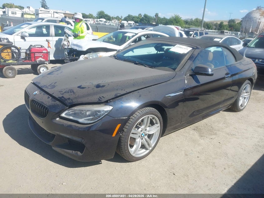 2017 BMW 6er VIN WBA6F7C55HG232005 IAAI salvage auction — NORMAL WEAR, Salvage (California), sold $3,050 on 2026-07-23 (photo 2)