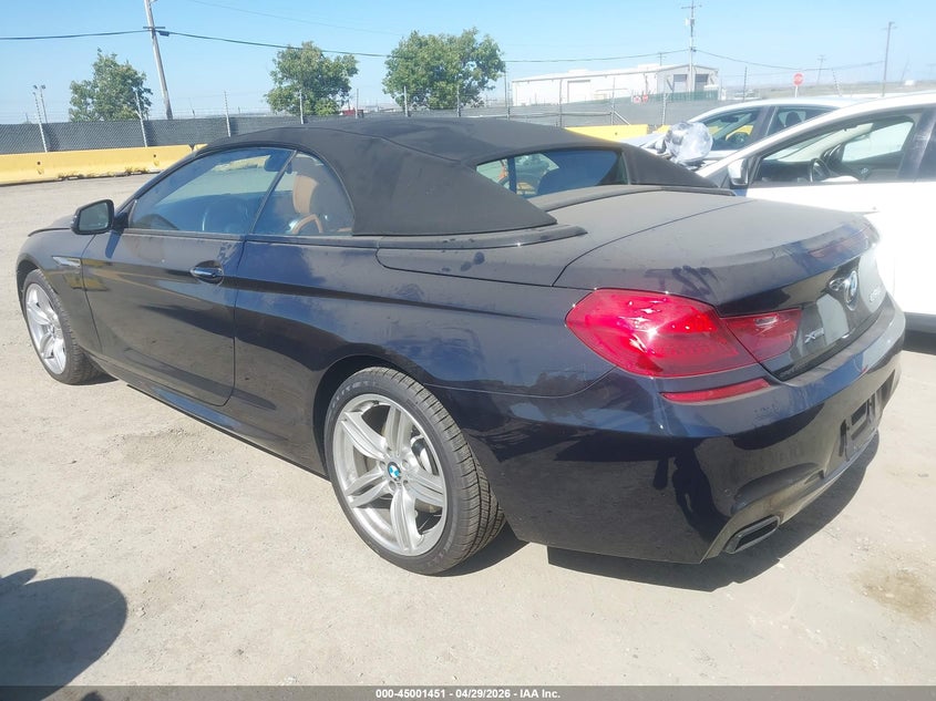 2017 BMW 6er VIN WBA6F7C55HG232005 IAAI salvage auction — NORMAL WEAR, Salvage (California), sold $3,050 on 2026-07-23 (photo 3)
